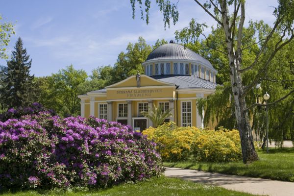 Glauberquellenhalle in Franzensbad, Tschechien