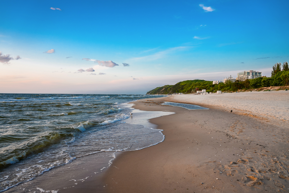 Strand von Misdroy Insel Wollin Polen Luftkur Strand von Misdroy Insel Wollin Polen