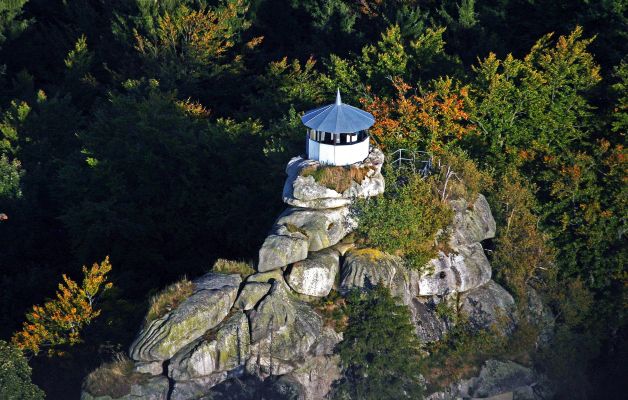 Aussichtspavillon Schüssel auf dem Großen Waldstein, Weißenstadt